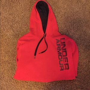 Men’s Red Under Armour hoodie